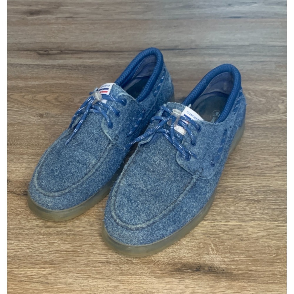 Sperry x Concepts 3-Eye Cup Top Siders 'Blue' / STS25741 / Men's Size 12